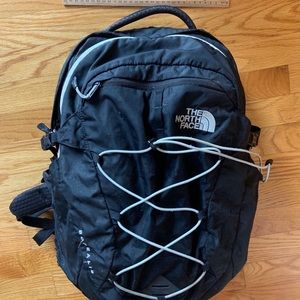 The North Face Borealis Black and Mint Backpack